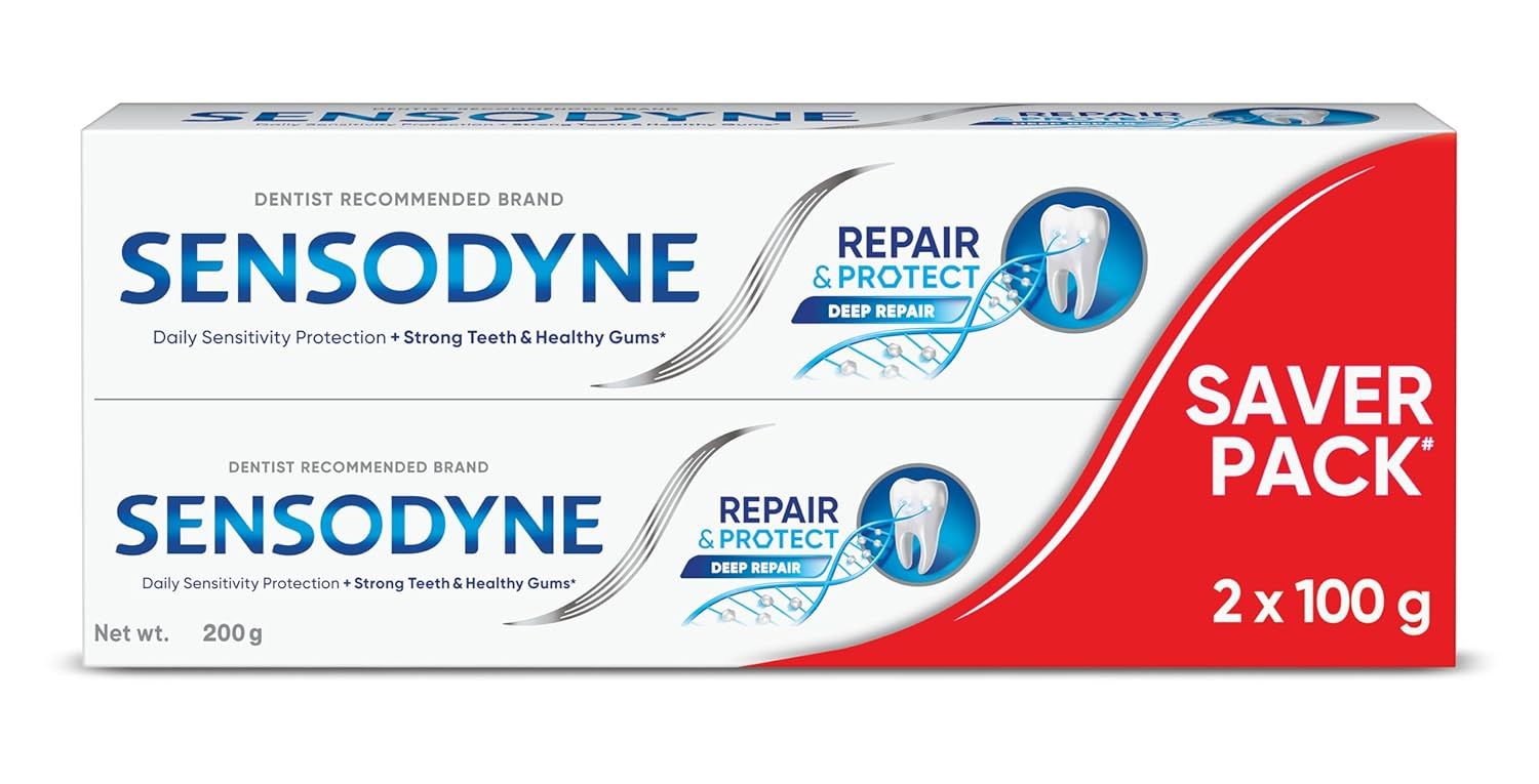 Sensodyne Repair &amp; Protect Sensitive Tooth Paste 100g - (Pack Of 2) (495)