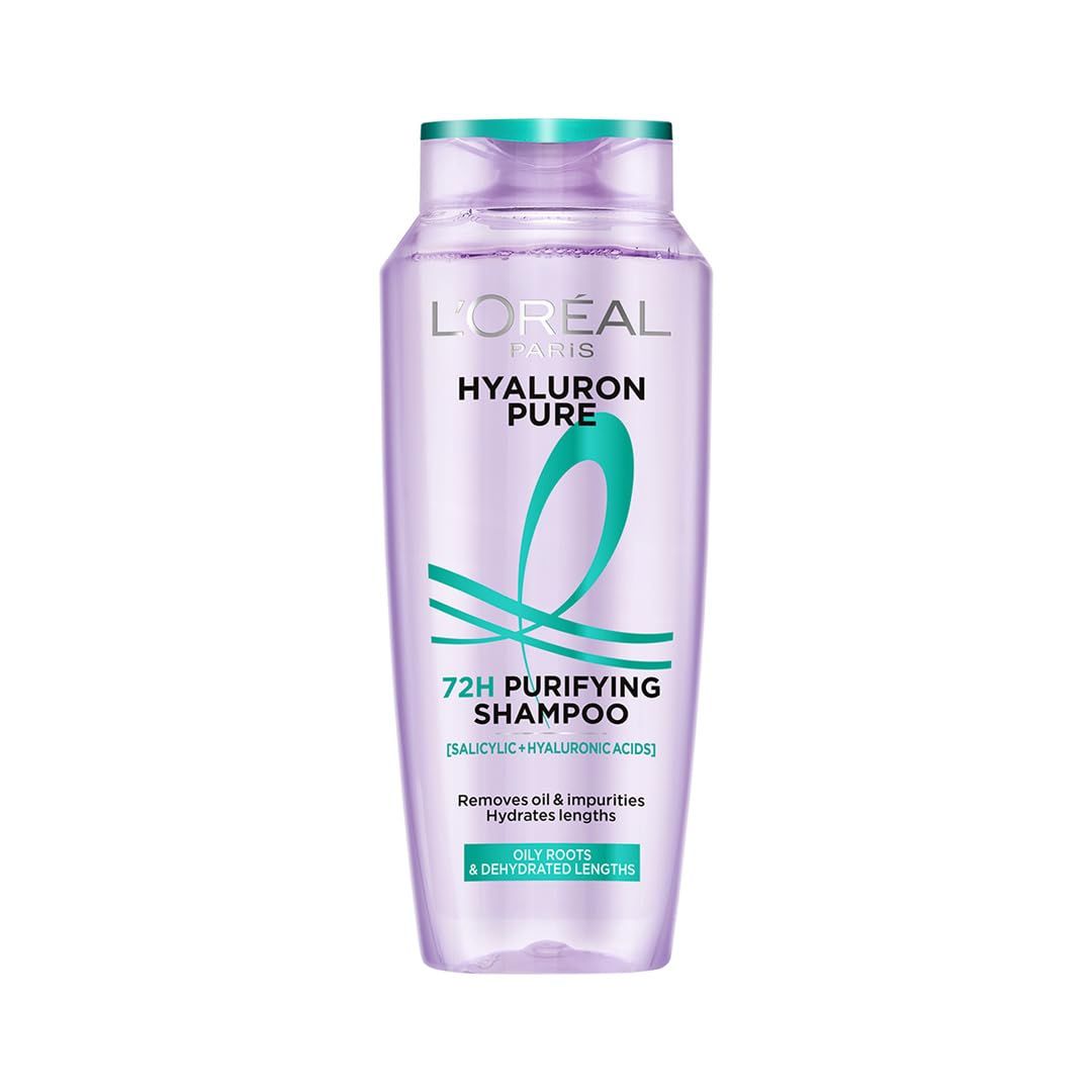 Loreal Hyaluron Pure 72h Purifying Shampoo - 340ml (440)