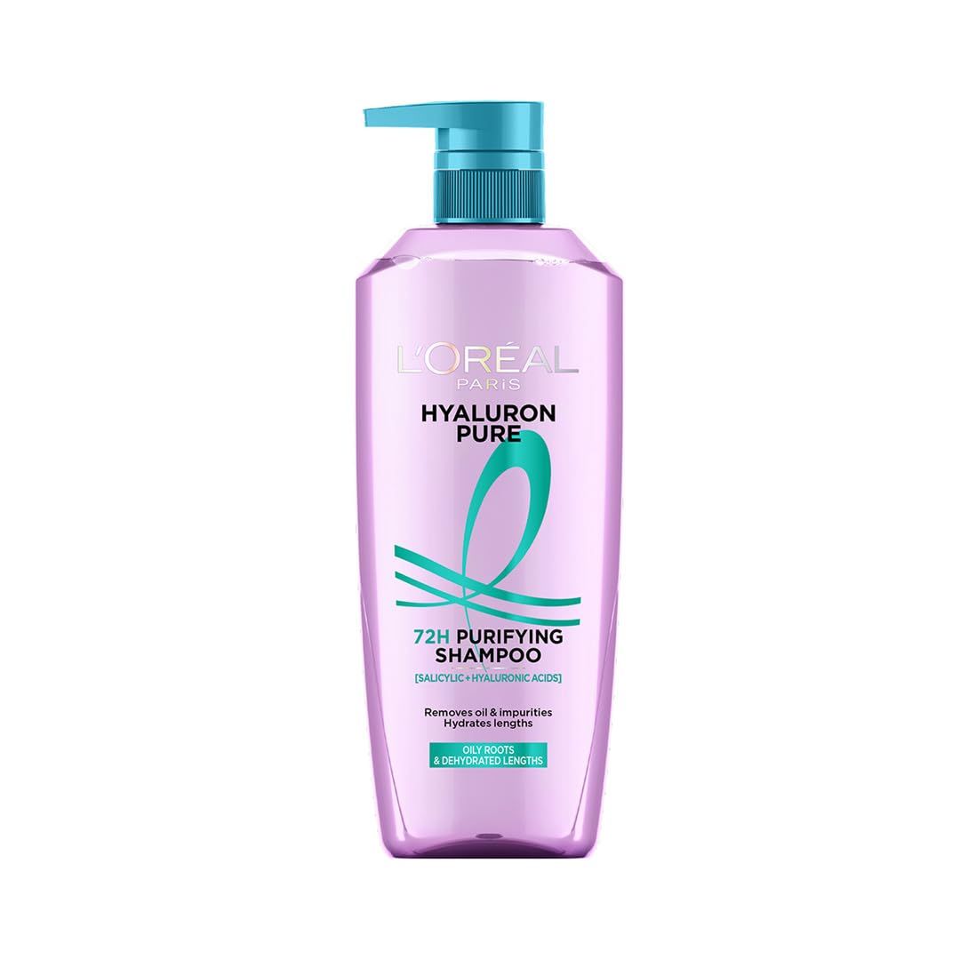 Loreal Hyaluron Pure 72 H Purifying Shampoo - 650 ml (1055)