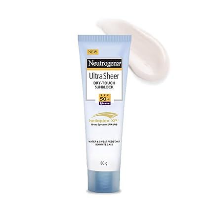 Neutrogena Ultra Sheer SPF 50+ Sunscreen Dry Sunblok 30g (299)