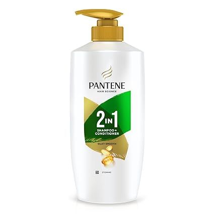 Pantene Silky Smooth 2 IN 1 Shampoo + Conditioner - 1 Ltr (1399)