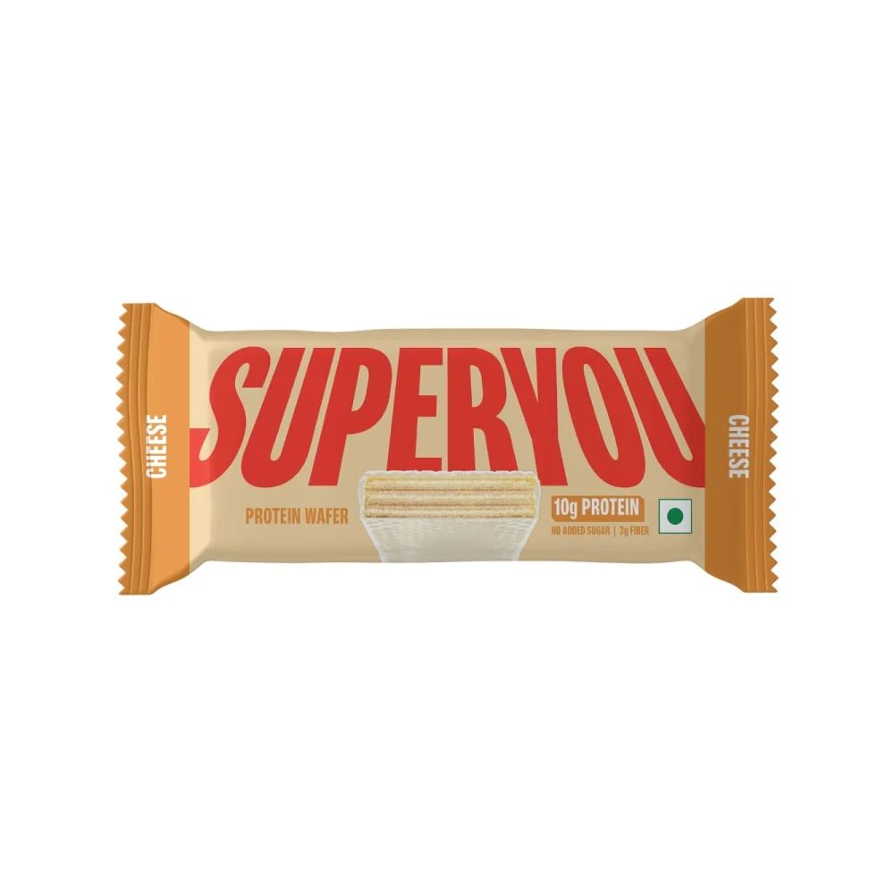 Superyou 10g Protien Waffer Bar Cheese (NO ADDED SUGAR) 40gm
