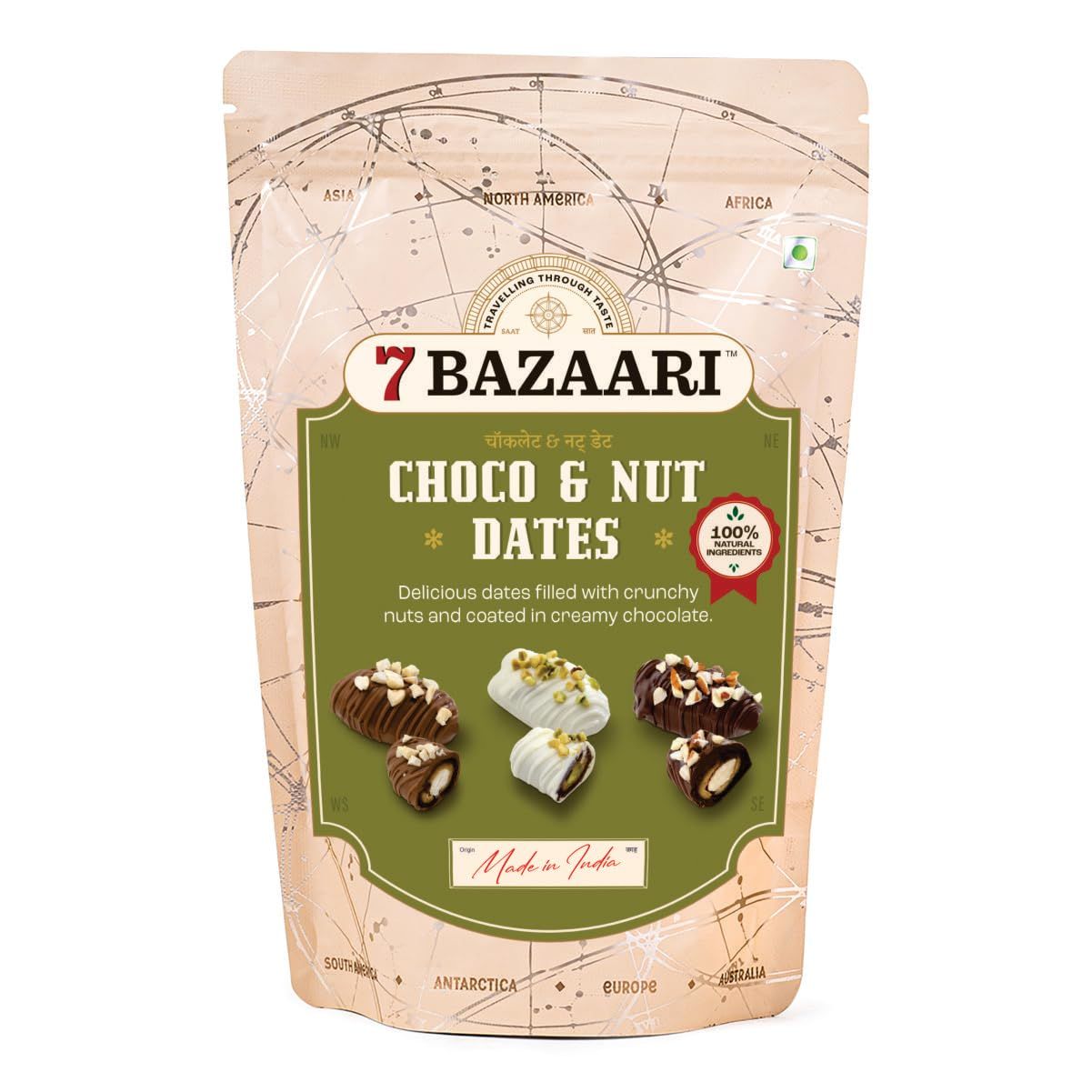 7 Bazaari Choco &amp; Nut Dates 150gm