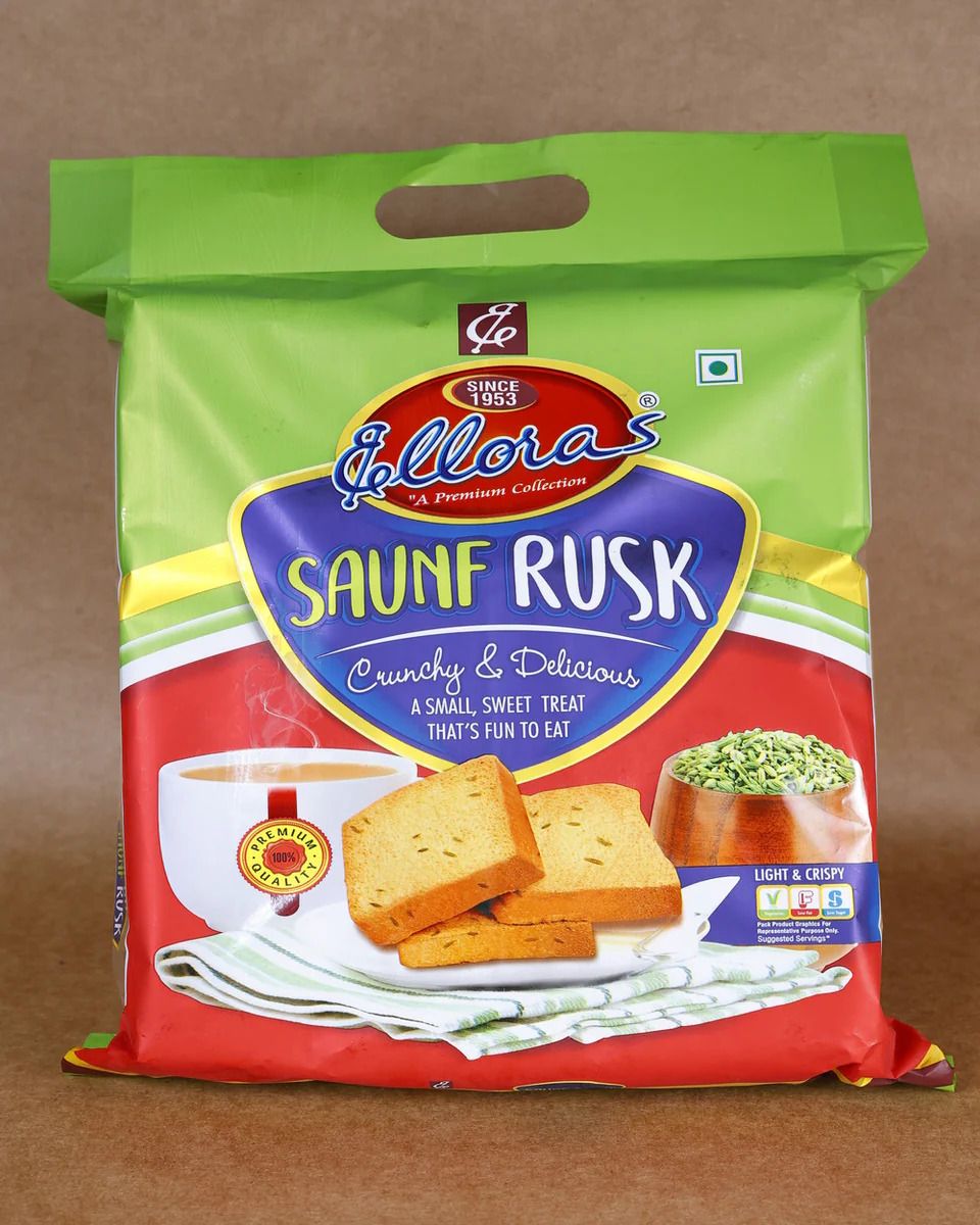Elloras Saunf Rusk 500gm
