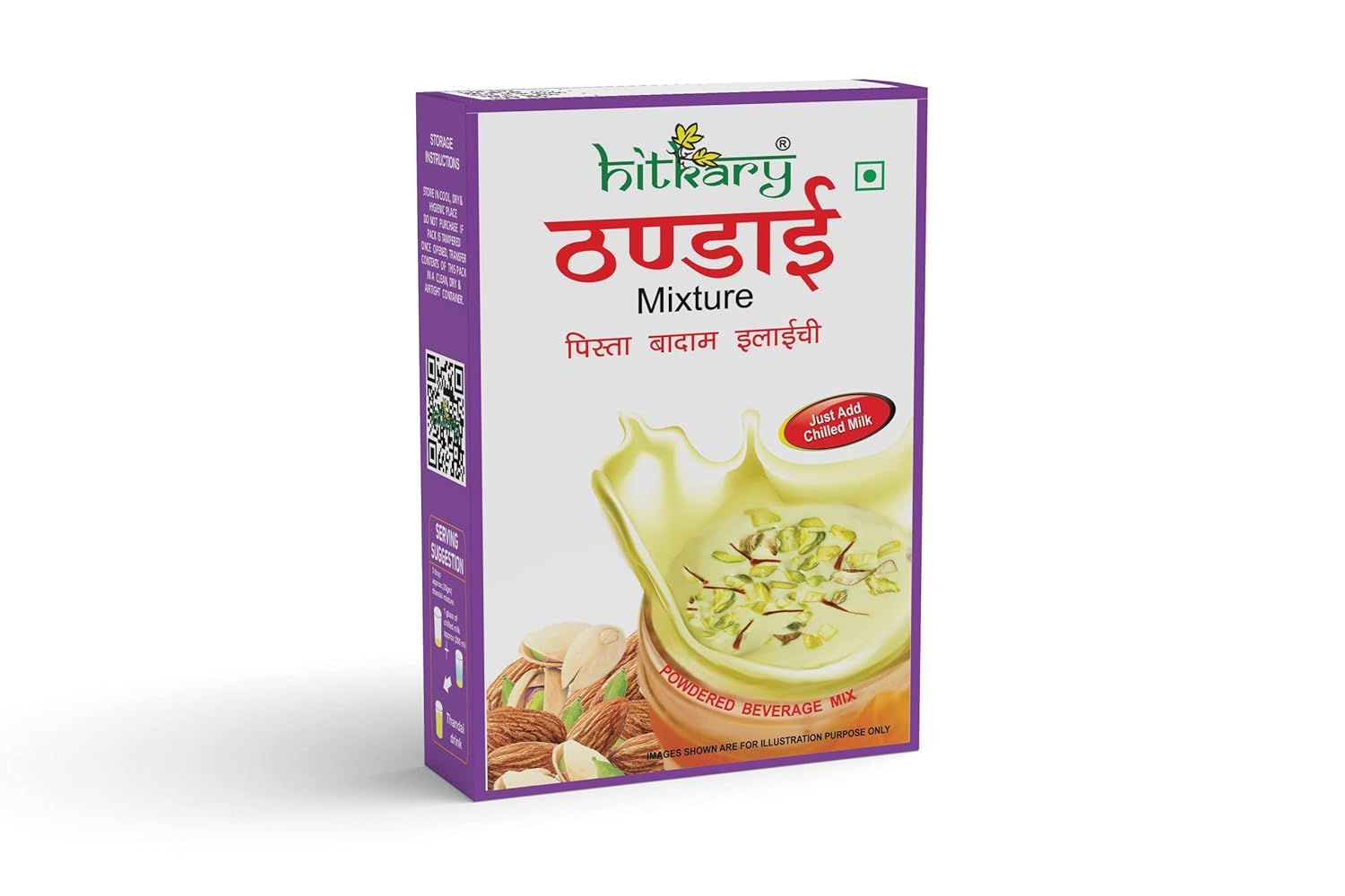 Hitkary Thandai Mix Powder ( Milk | Pista, Badam &amp; Elaichi) | 100gm