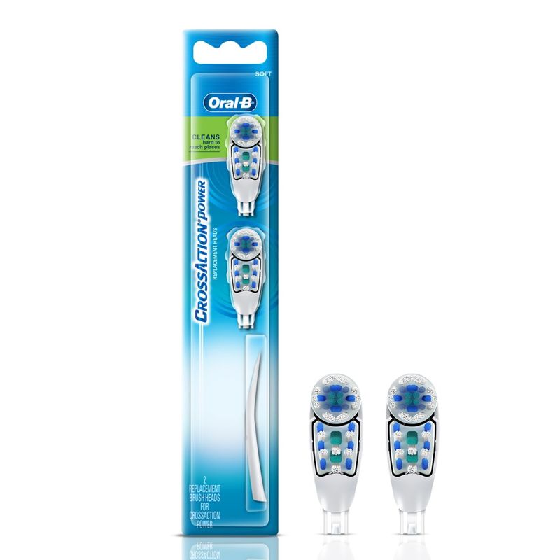 Oral B CcrossAction Power Replacement Head Soft Tooth Brush (266)