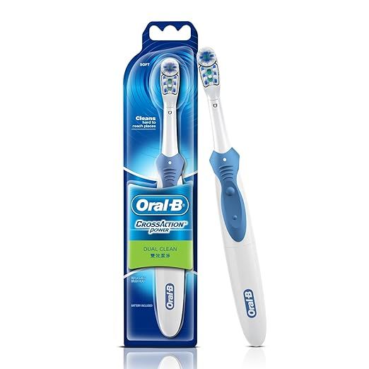 Oral B Cross Action Battery Power Dual Clean Toothbrush (649)