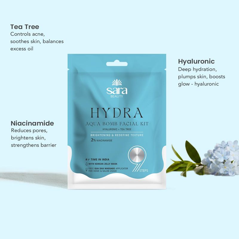 Sara Beauty Hydra Aqua Bomb Facial Kit (830)