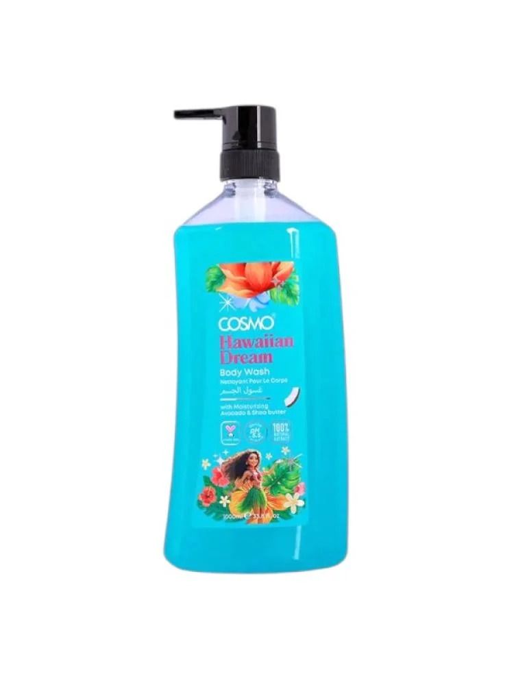 Cosmo Hawaiian Dream Moisturising Body Wash - 1000ml (750)