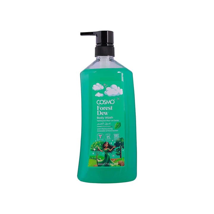Cosmo Forest Dew Moisturising Body Wash - 1000ml (750)