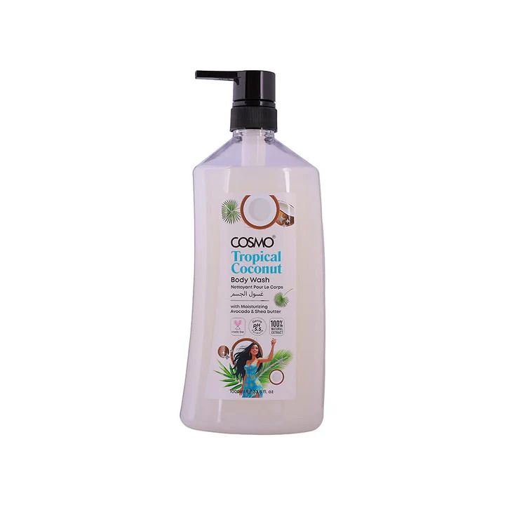 Cosmo Tropical Coconut Moisturising Body Wash - 1000ml (750) 