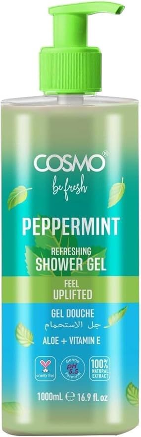 Cosmo Peppermint Shower Gel - 1000ml (750)
