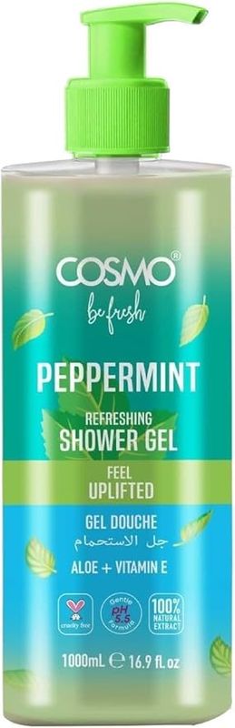 Cosmo Peppermint Shower Gel - 1000ml (750)