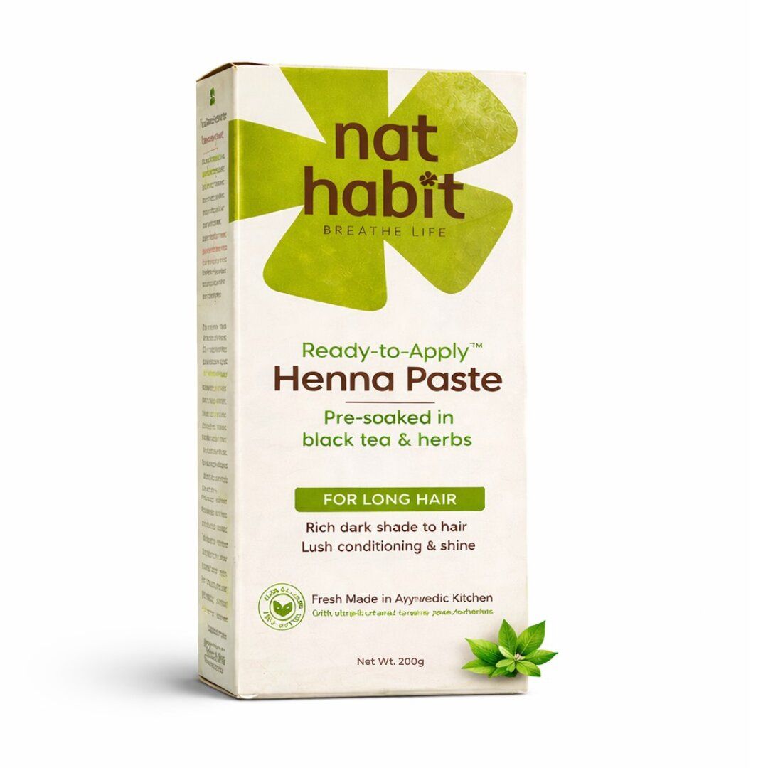 Nat Habit Ready To  Apply Henna Paste - 200gm (170)