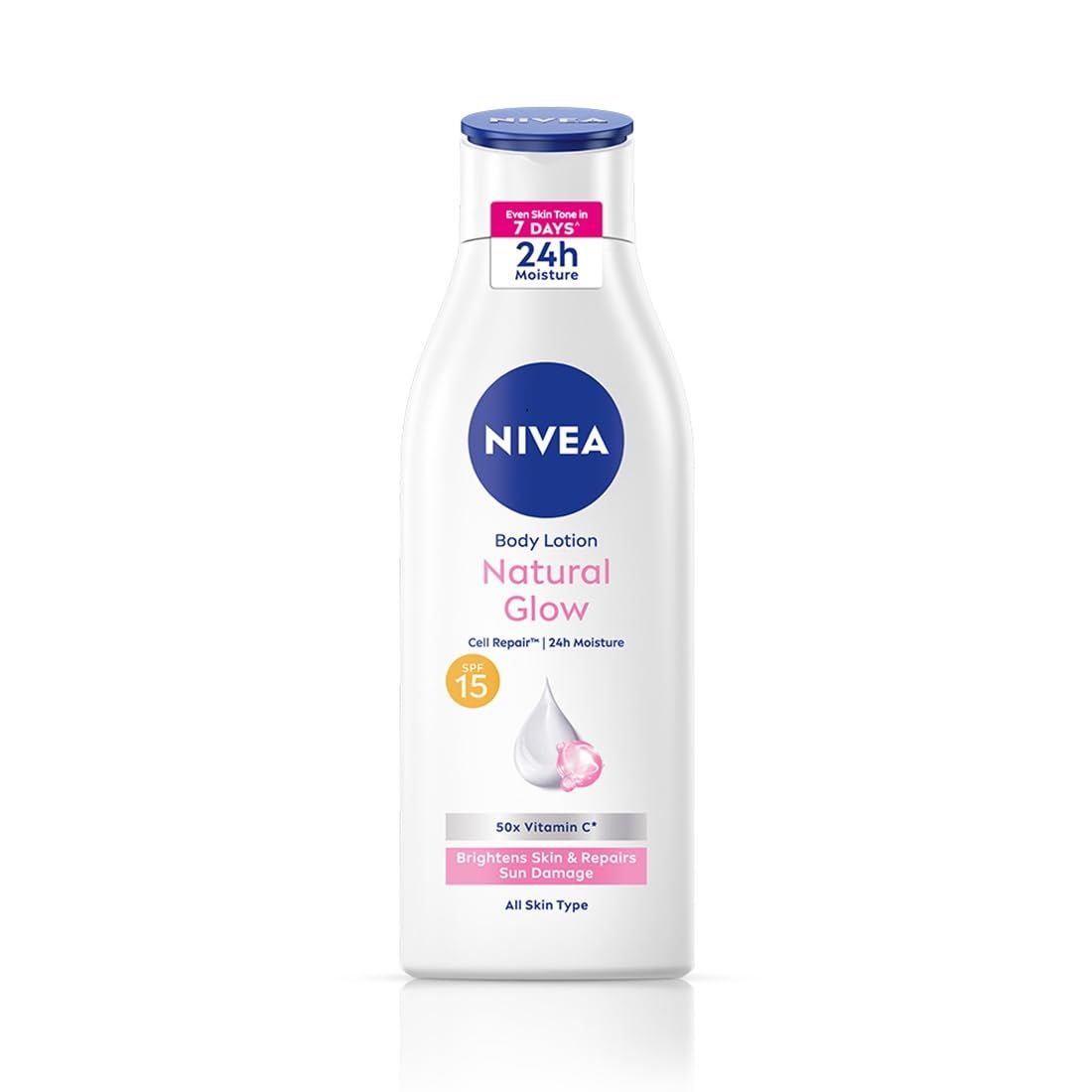 Nivea Natural Glow Even Tone Complex SPF 15 Body Lotion, 200ml (330)
