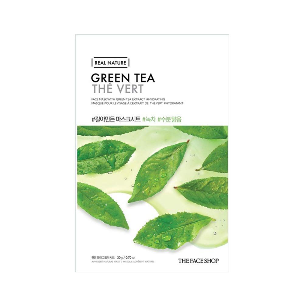 The Face Shop Green Tea Face Sheet Mask - 20g (100)