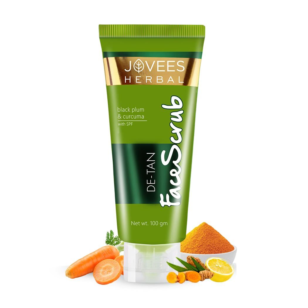 Jovees Herbal De-Tan Face Scrub - 100g (345)