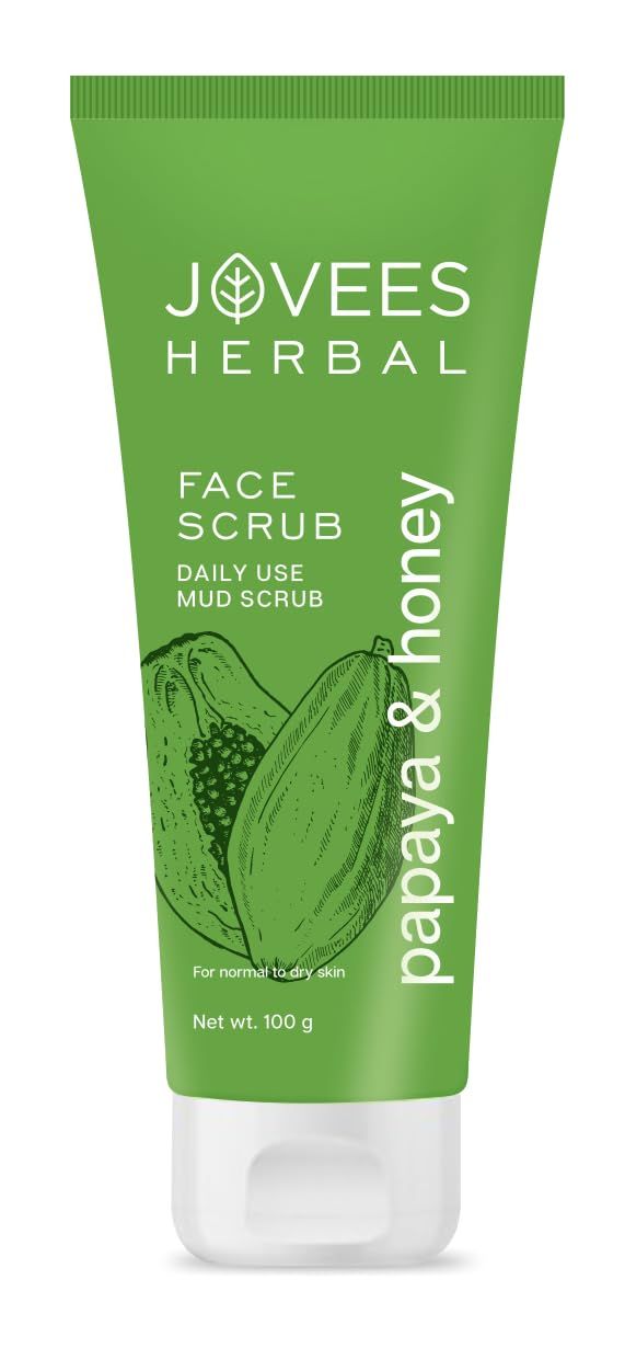 Jovees Herbal Papaya &amp; Honey Face Scrub - 100g (235)