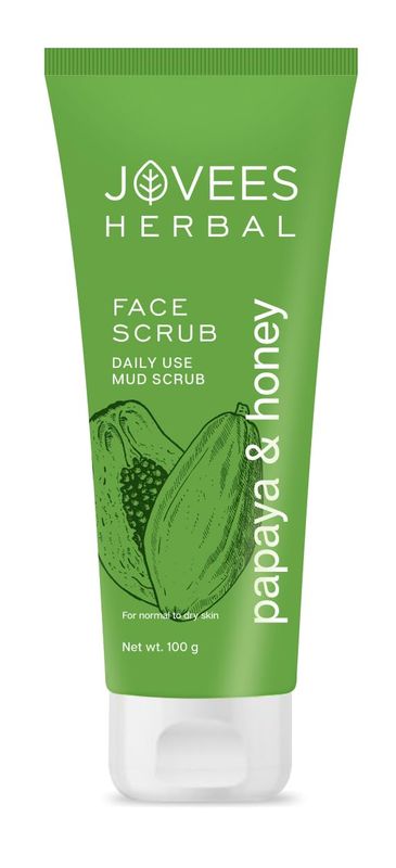 Jovees Herbal Papaya &amp; Honey Face Scrub - 100g (235)