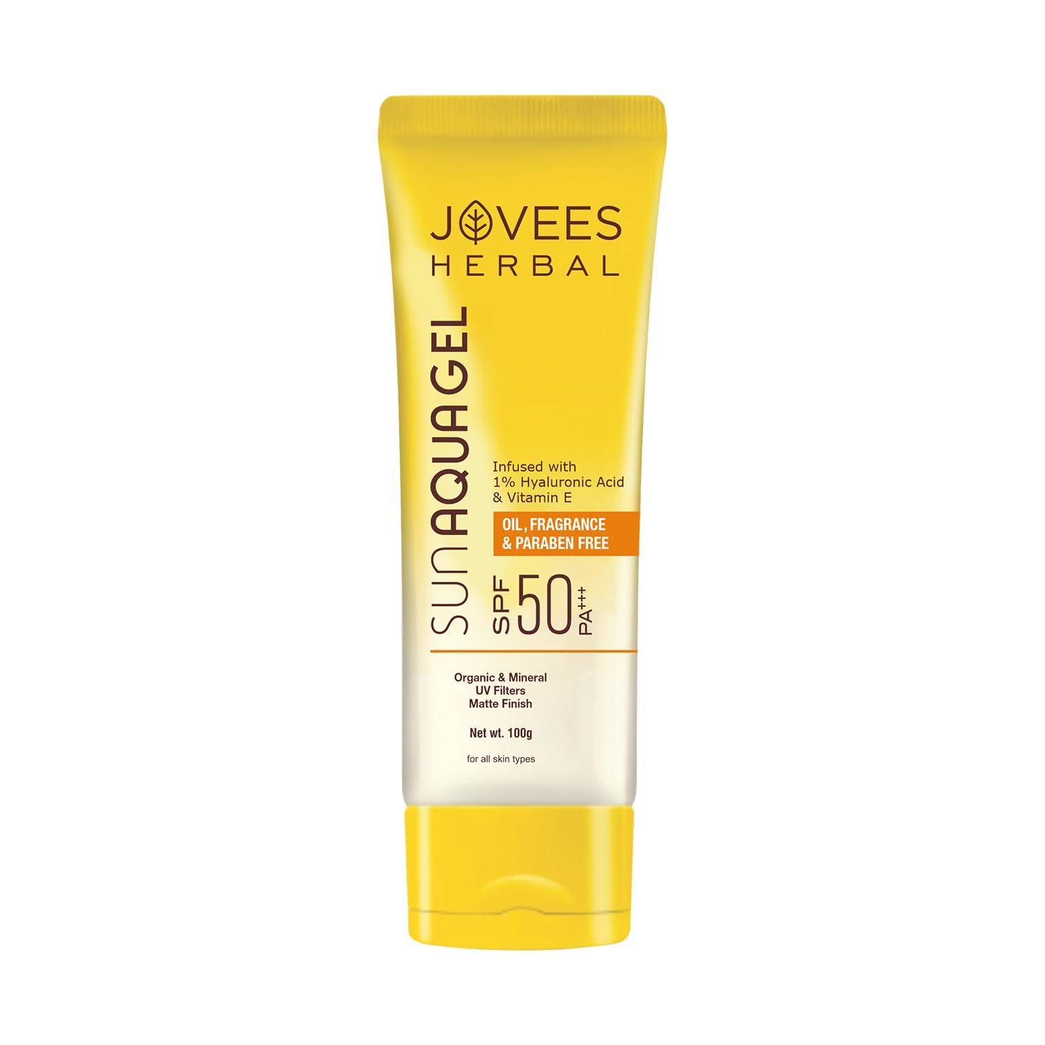 Jovees Herbal Sun Aqua Gel Matte Finish SPF 50 AP +++ - 100g (595)