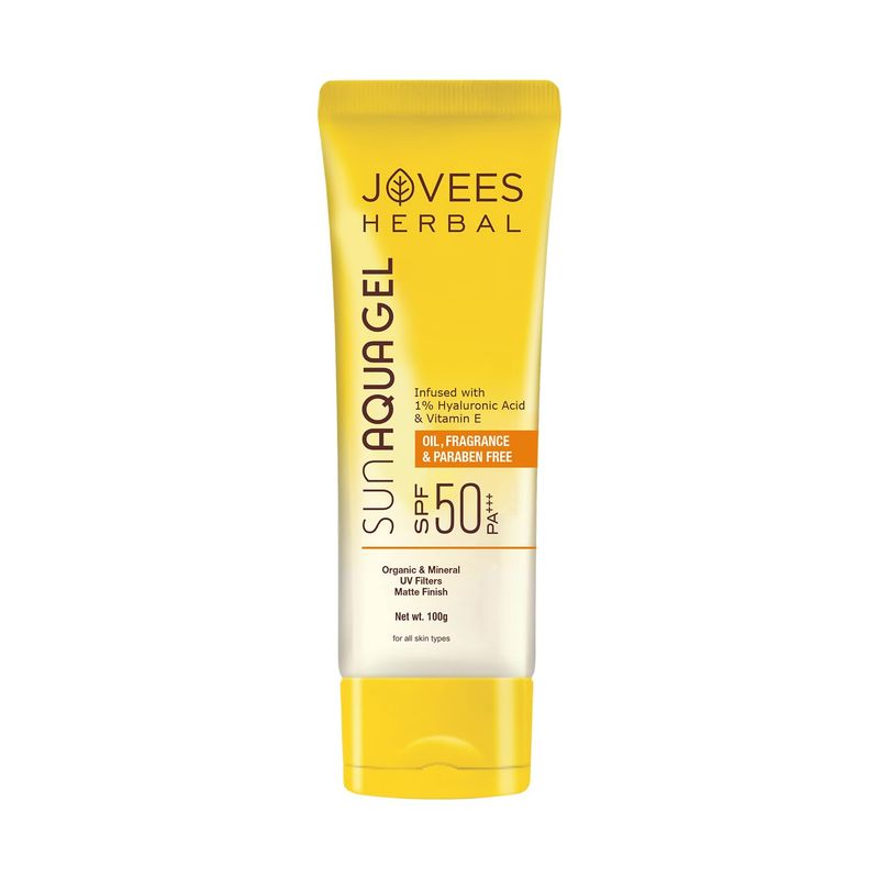 Jovees Herbal Sun Aqua Gel Matte Finish SPF 50 AP +++ - 100g (595)