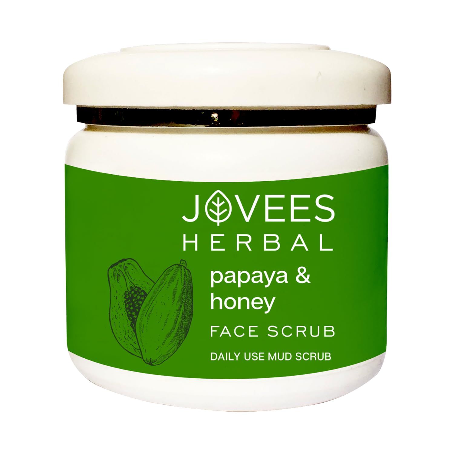 Jovees Herbal Papaya &amp; Honey Face Scrub - 400g (695)