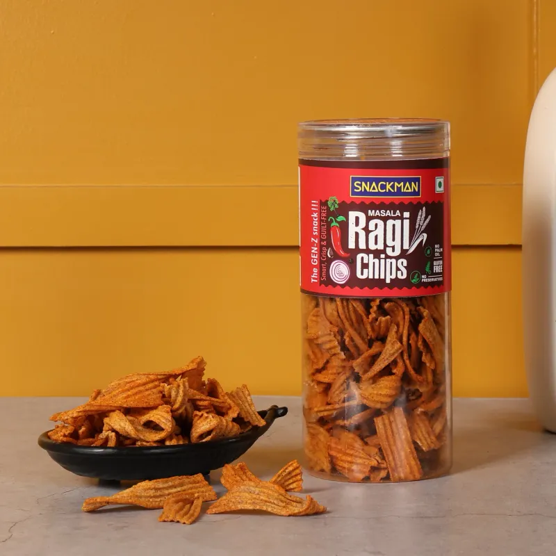Snackman Masala Ragi Chips 125gm