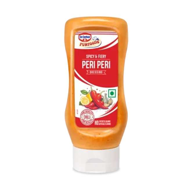 Dr.Oetker Funfoods Spicy &amp; Fiery Peri Peri Dressing 300gm