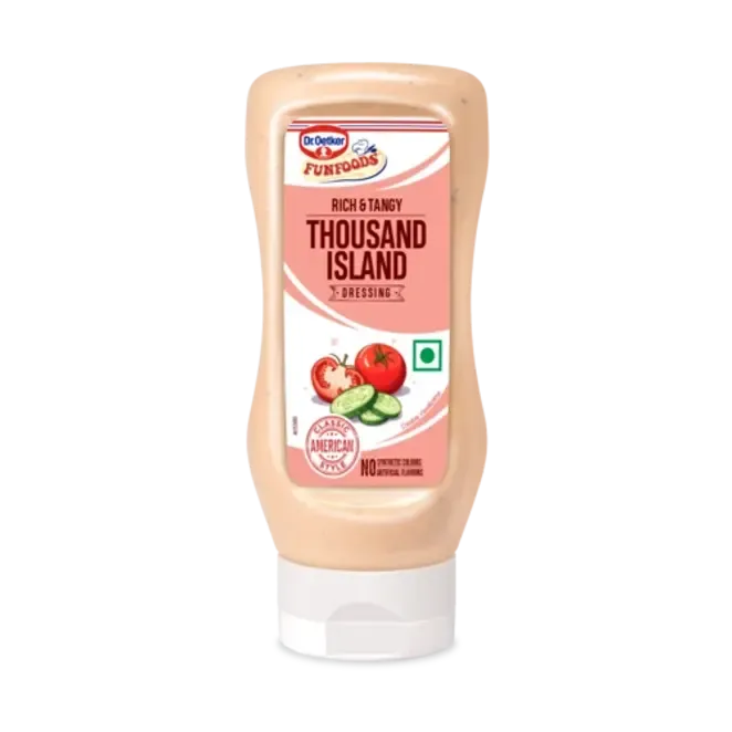 Dr. Oetker Funfoods Rich &amp; Tangy Thousand Island Dressing 300gm