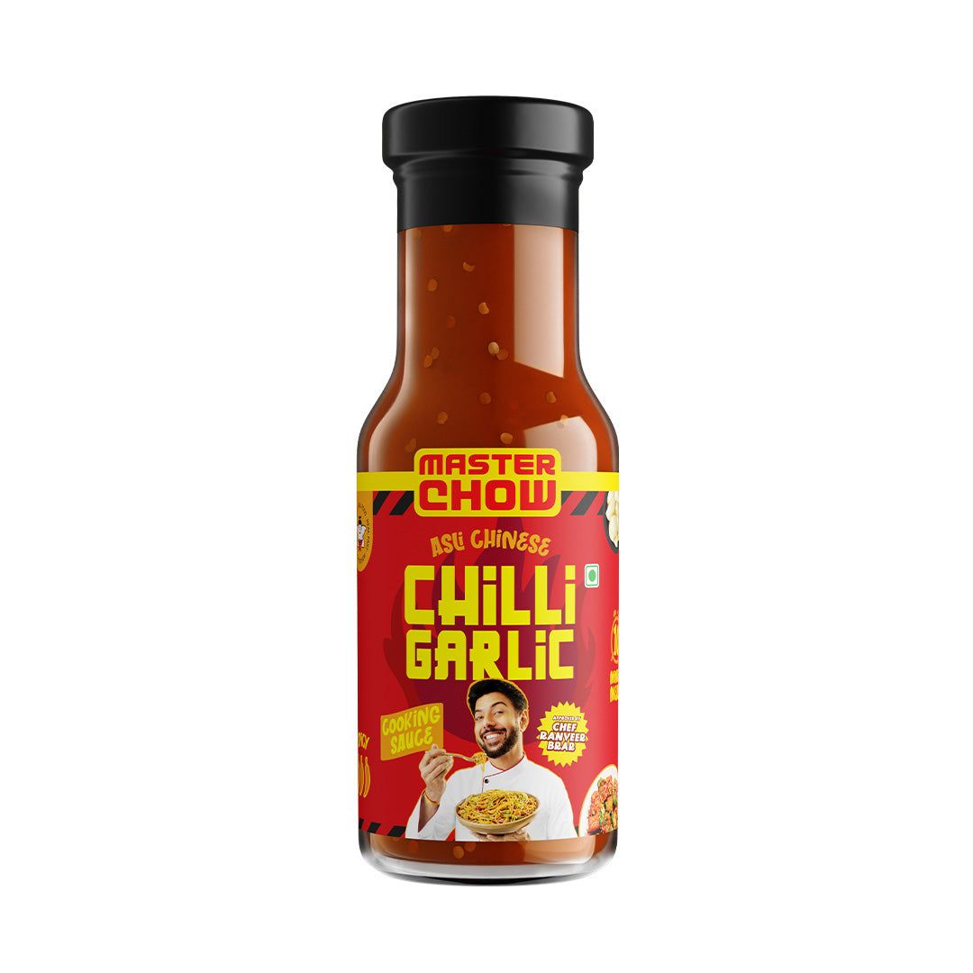 Master Chow Chilli Garlic (Cooking Sauce Spicy NO PALM OIL) 220g