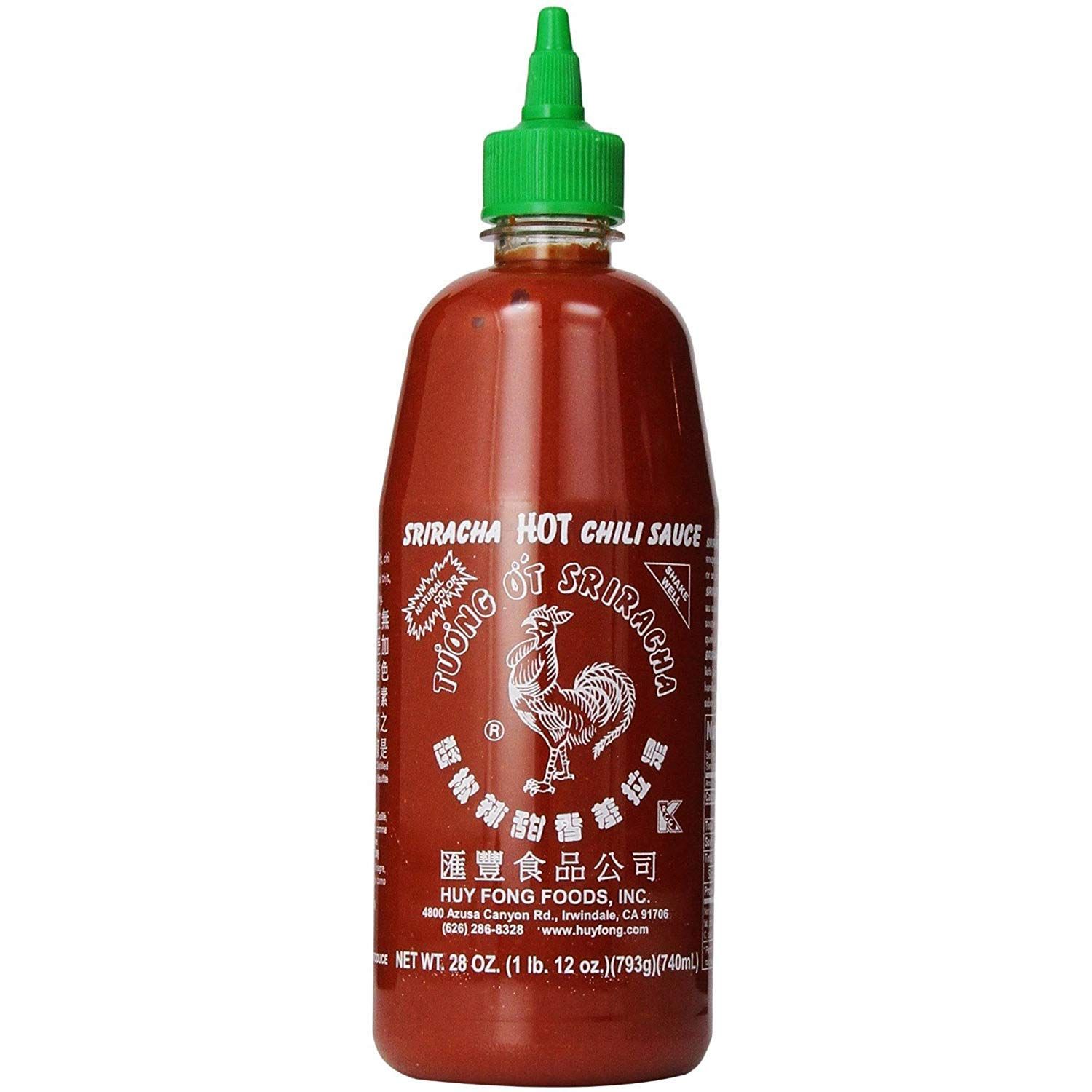 Tuong Ot Sriracha Hot Chilli Sauce 540g