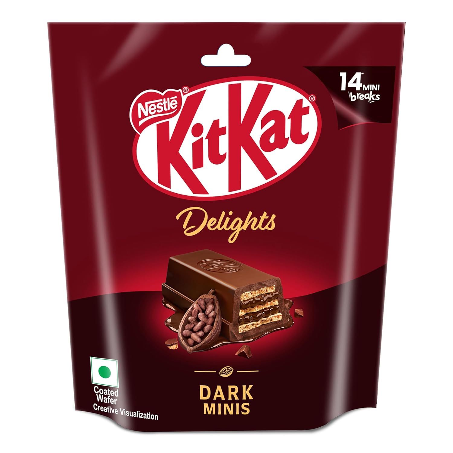 Kitkat Dark Minis 103.6g  (Pack Of 14 Pices )