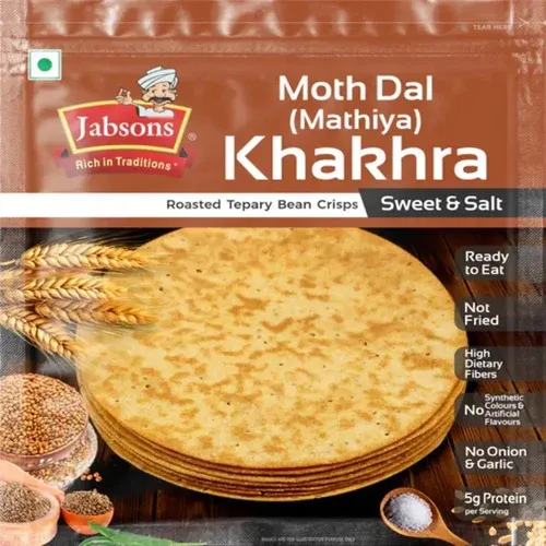 Jabson Moth Dal Khakhra Sweet &amp; Salt 180g