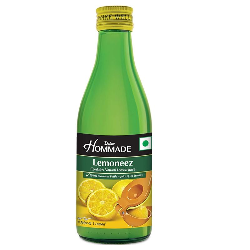 Dabur Hommade Lemoneez 250ml( Made From Lemon Juice)