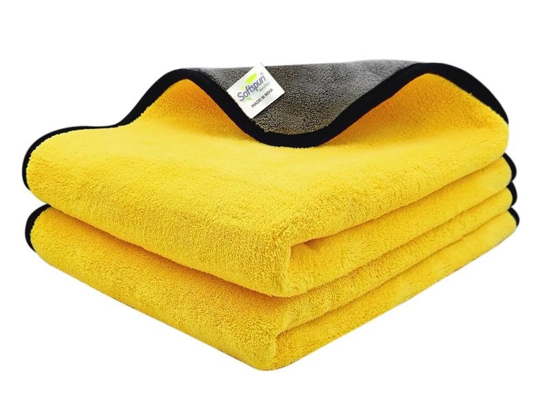 Heavy Duty Microfiber Dusting Towel 24 inch x18 inch - (Pack Of 2)