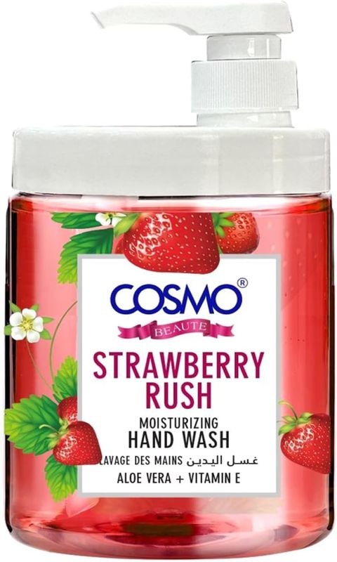 Cosmo Starwberry Rush Moisturizing Hand Wash - 1000ml (549)