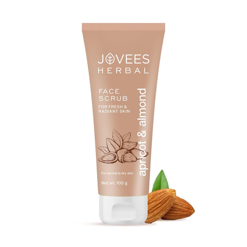 Jovees Herbal Apricot &amp; Almond Face Scrub -100g (275)