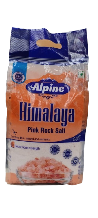 Alpine Pink Himalaya Rock Salt - 1kg (100)