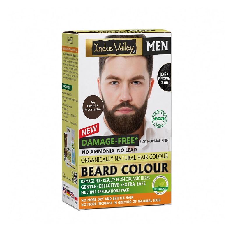 Indus Valley Beard Colour Dark Brown (3 Number) - (399)
