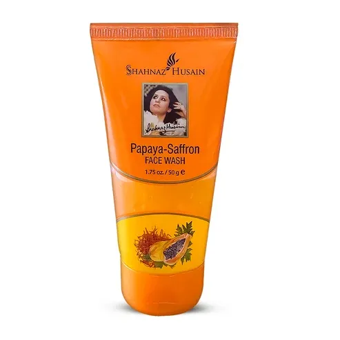 Shahnaz Husain Papaya Saffron Face Wash - 50g (130)