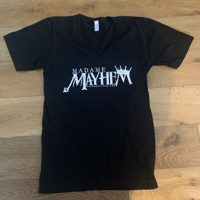 Madame Mayhem V-Neck Unisex Shirt Madame Mayhem V-Neck Unisex Shirt