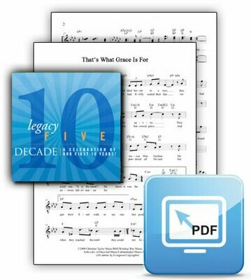 &quot;That’s What Grace Is For&quot; Sheet Music - PDF File