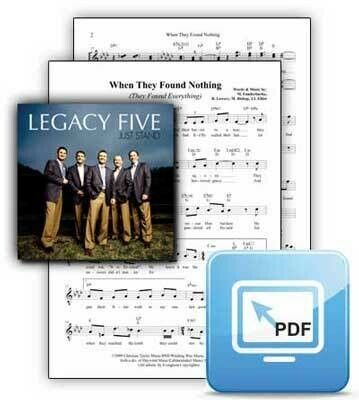 &quot;When They Found Nothing&quot; Sheet Music - PDF File