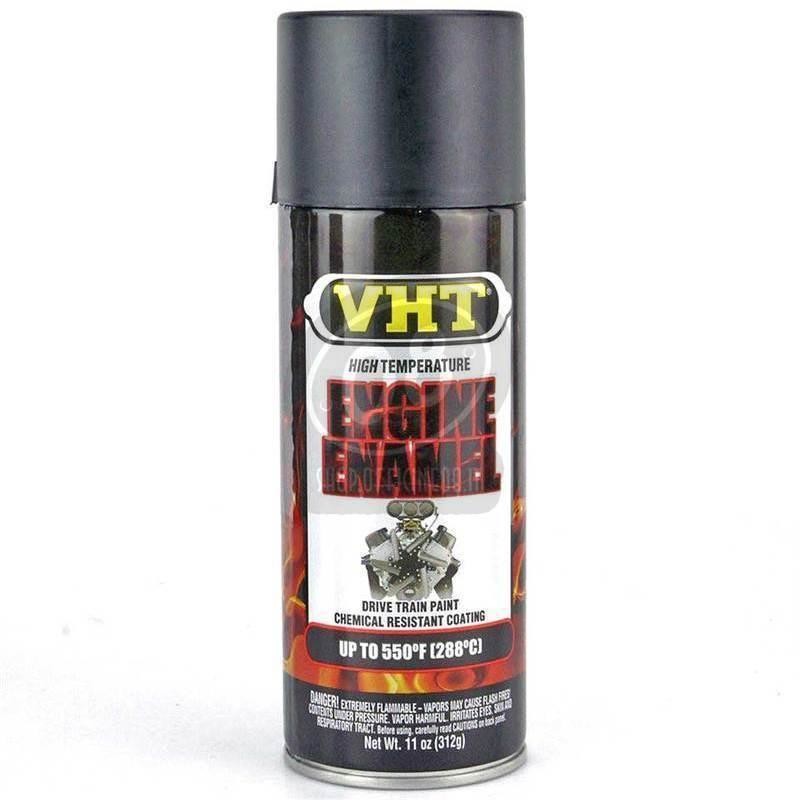 VHT engine enamel, gloss black, musta