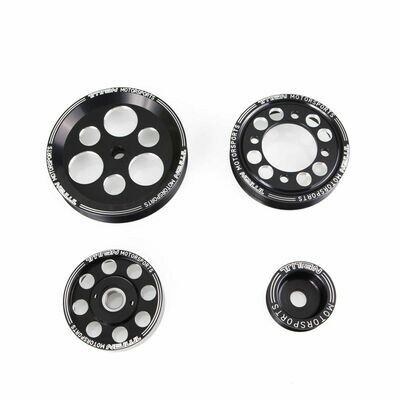 TITAN 4-osainen BLACK EDITION -billet Alumiini-hihnapyöräjoukko 2 / 1JZ: lle