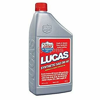 sae 0w40 synthetic, 1qt