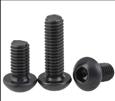 6-32x3/8" alumiini buttonhead pultti