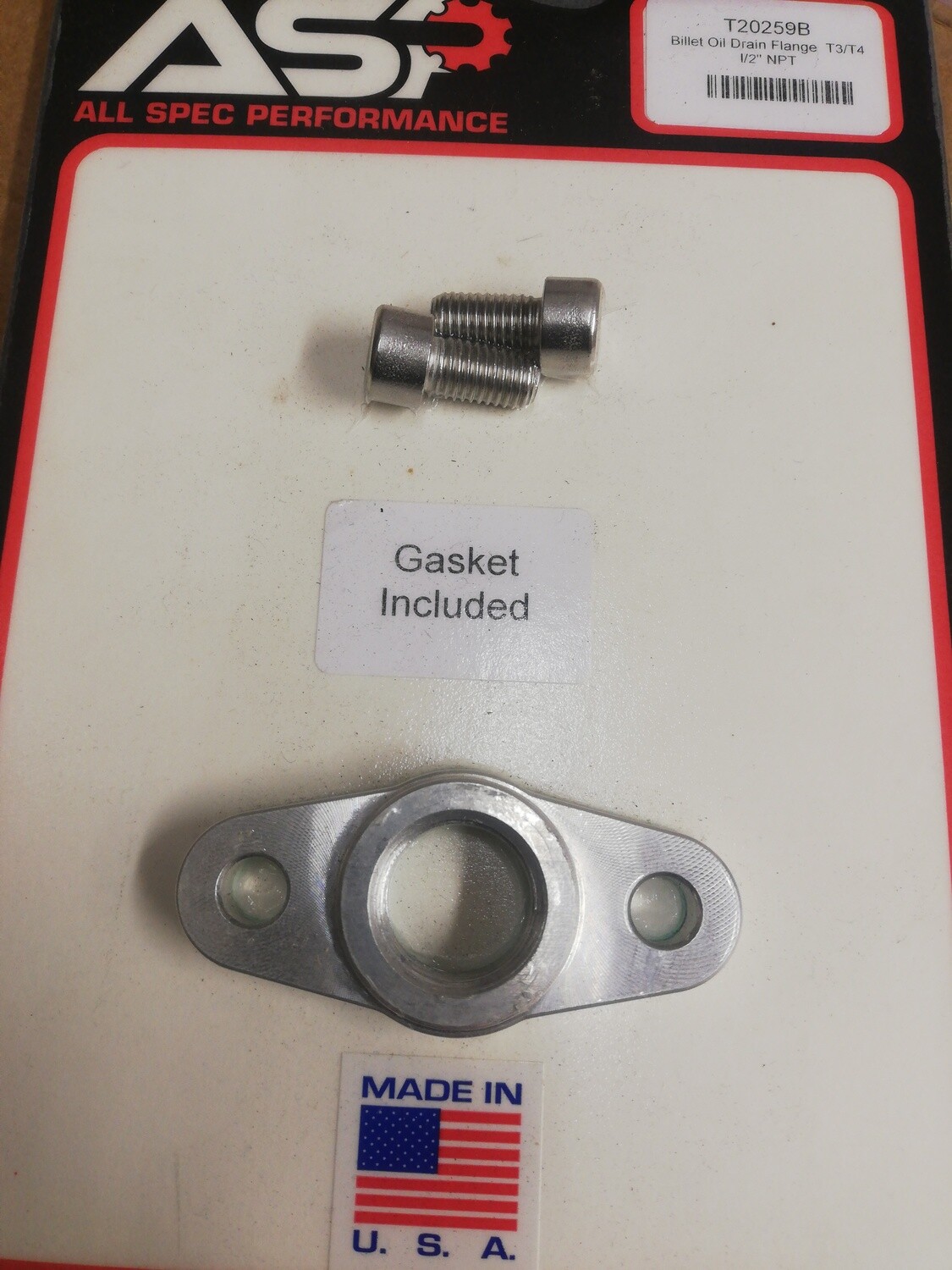 ASP Öljyn paluu liitin 1/2NPT