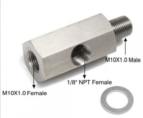 Jakoliitin M10x1
