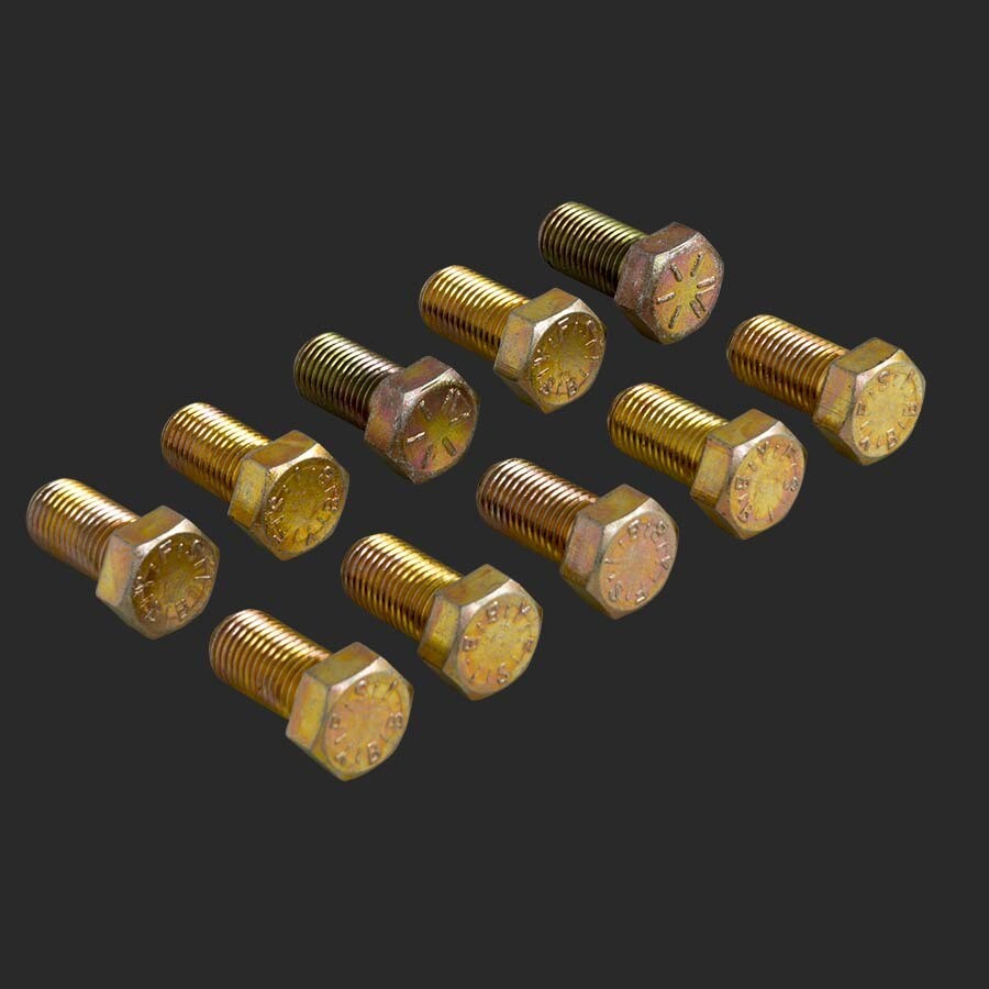 9" välityksen pultit 7/16"